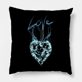 Love water heart Pillow