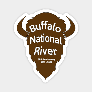 The Buffalo National River 50th Anniversary Magnet