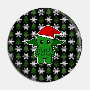 Christmas Cthulhu Pin