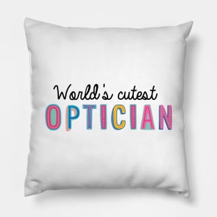 Optician Gifts | World's cutest Optician Pillow