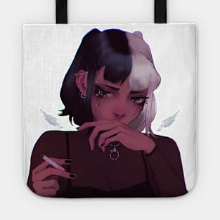 sad angel Tote