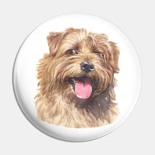 Copy of Norfolk Terrier Watercolor Art Pin