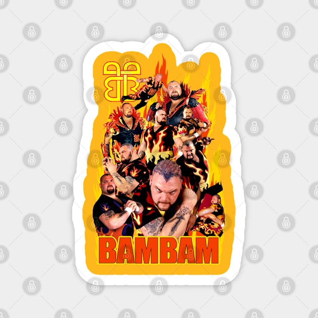 Bam Bam Magnet by PentaGonzo