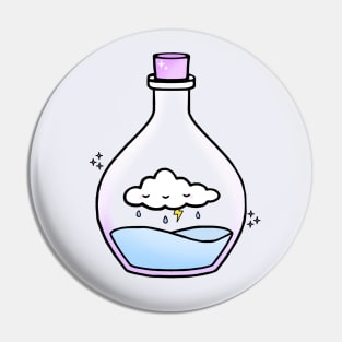 Storm Cloud Potion Bottle Pin