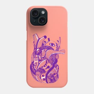 Violet Dahla Light Heart Phone Case