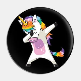 Dabbing Auntie Unicorn Lover Pin