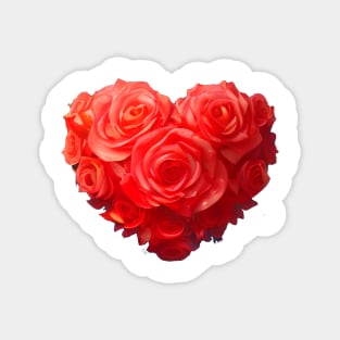 Heart Full OF Roses (Valentines Special) Magnet