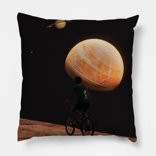 A BIKE RIDE. Pillow