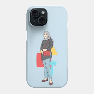 Girl Black and Jeans Phone Case