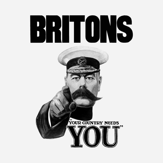 Britons Your Country Needs You - Lord Kitchener by warishellstore