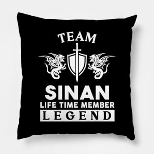 Sinan Name T Shirt - Sinan Life Time Member Legend Gift Item Tee Pillow