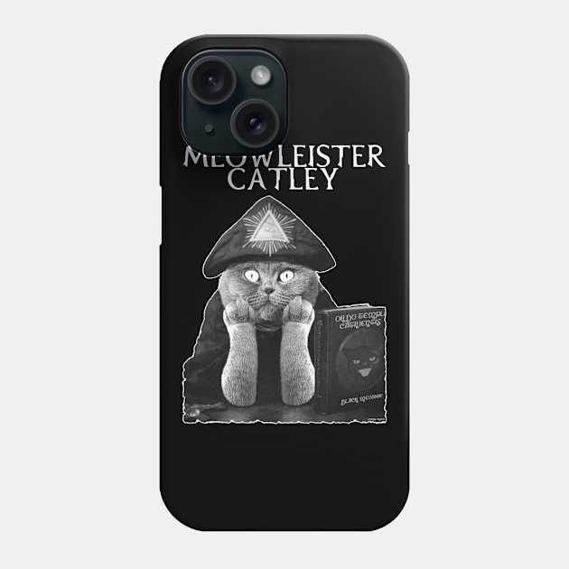 Meowleister Phone Case by darklordpug