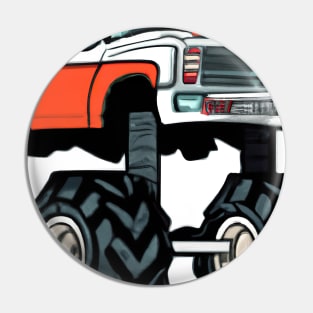 Monster Truck Painting Pin