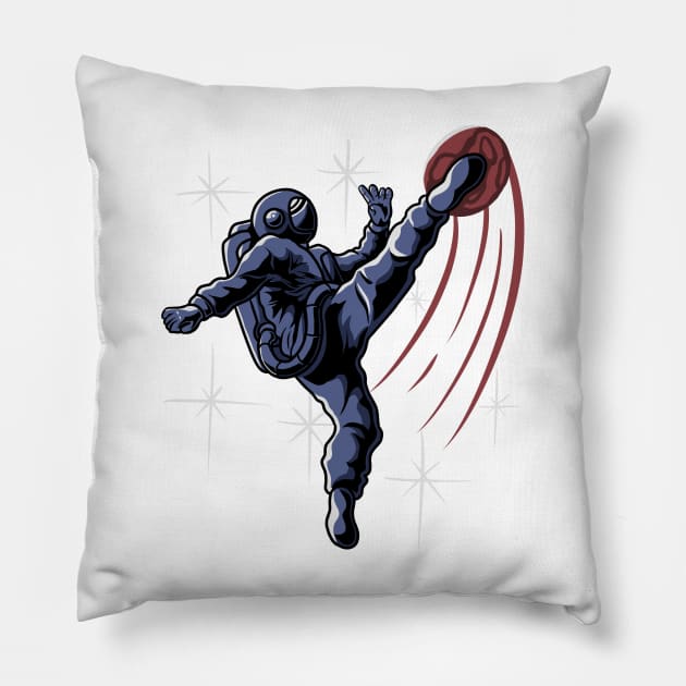 Astronaut Football Pillow by BLUESIDE