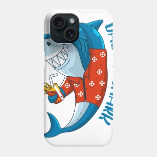 Dady shark Funny Gift for Dad Phone Case