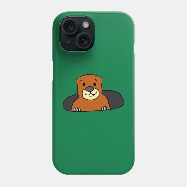 Gopher Cartoon Phone Case by RevolutionInPaint