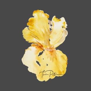 Yellow Iris Watercolor T-Shirt