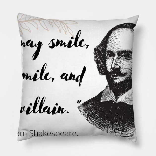 A Villain's Smile Pillow by Kidrock96