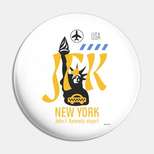 Airport JFK New York Pin