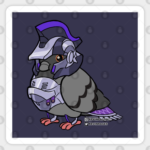 Well Fed Pigeon - Destiny 2 - Sticker