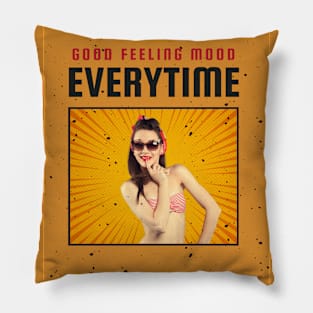 Good Feeling Mood Pillow