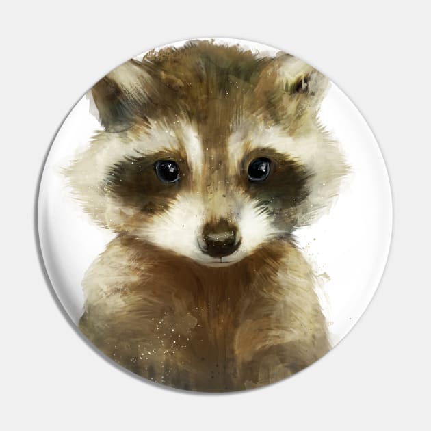 Little Raccoon Pin by Amy Hamilton