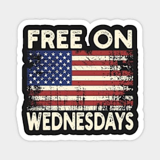 Free On Wednesdays Magnet