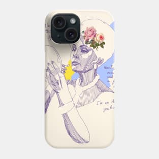 Zsa Zsa's Aquarius words to live by Phone Case