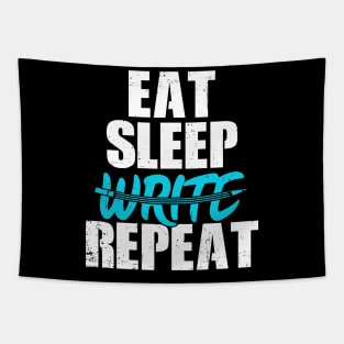 Eat Sleep Write Repeat Tapestry