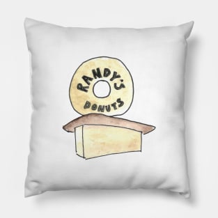 Los Angeles Icons: Randy's Donuts Pillow