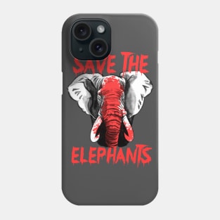 Save The Elephants Phone Case