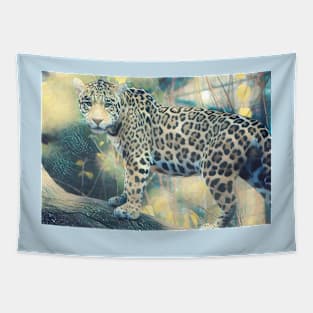 Jaguar On The Prowl Tapestry