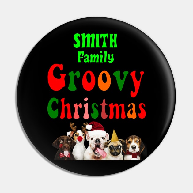 Family Christmas - Groovy Christmas SMITH family, family christmas t shirt, family pjama t shirt Pin by DigillusionStudio