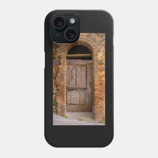 Door in San Lorenzo a Merse, Tuscany Phone Case