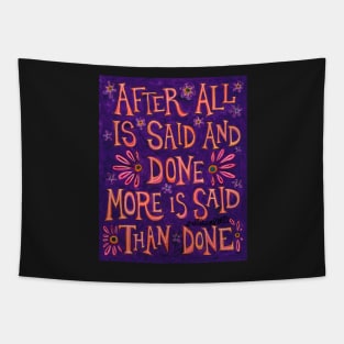 After All is Said Tapestry