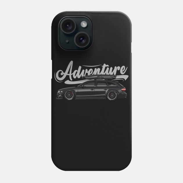 RS6 Avant - Touring Mode (Black) Phone Case by Jiooji Project