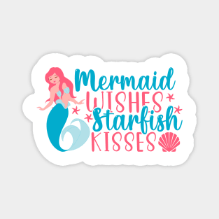 Mermaid Wishes Starfish Kisses Magnet