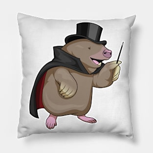 Mole Wizard Magic wand Pillow