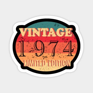 Vintage 1974 Limited Edition Magnet