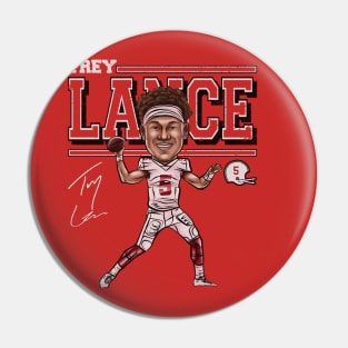 Trey Lance San Francisco Cartoon Pin