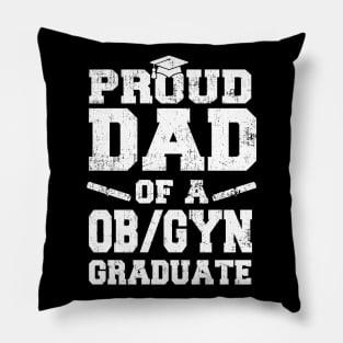 Mens Premature Newborn Nurse Gift Proud Dad OB GYN Graduate Pillow