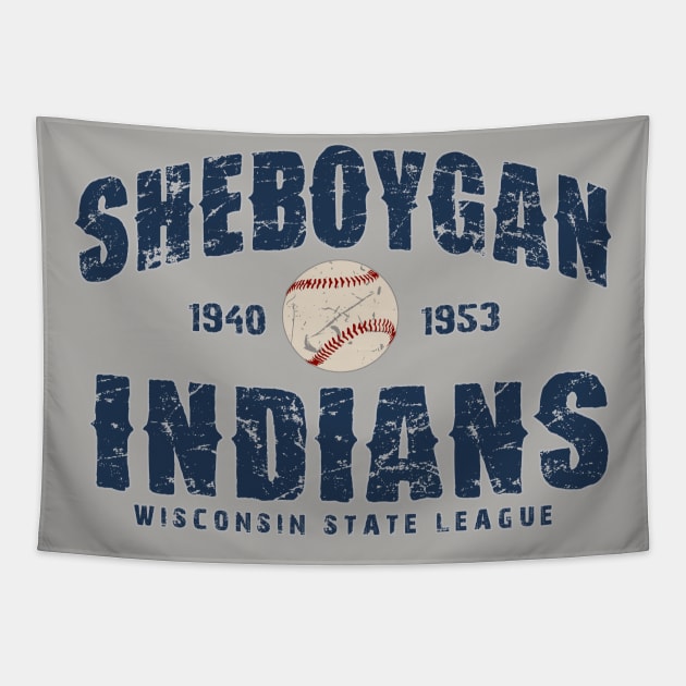 Sheboygan Indians Tapestry by wifecta