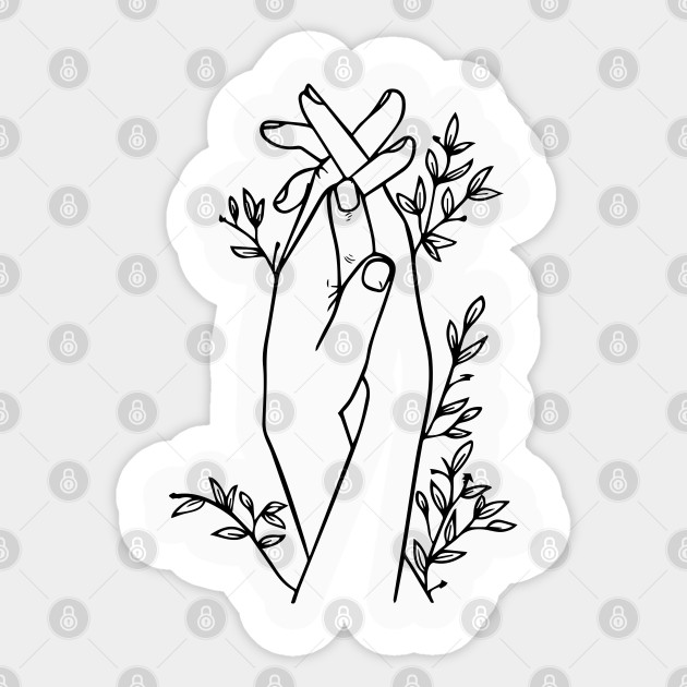 Holding Hands Line Art Printable Line Art Design Sticker Teepublic Au
