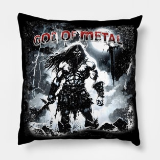 Heavy Metal God BRZRKR (Berserker) Pillow