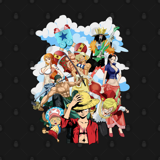 One piece anime - Straw Hat Pirates - One Piece Anime - T-Shirt