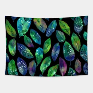 Floral Leaves Tapestry