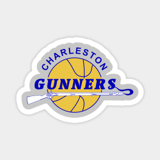 Defunct Charleston Gunners Basketball 1989 Magnet