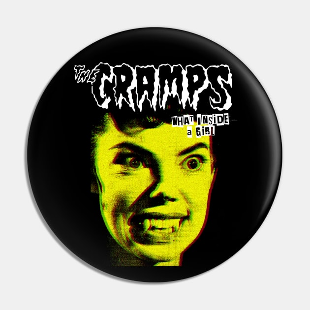 The Cramps What Inside a Girl Pin by Moderate Rock