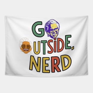 Go Outside Nerd Tapestry