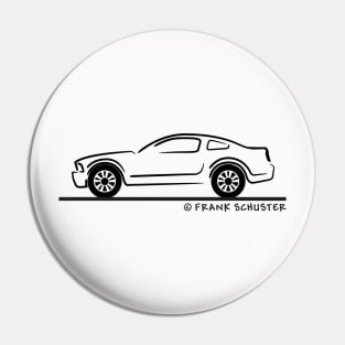 2004 - 14 Mustang Fastback Pin